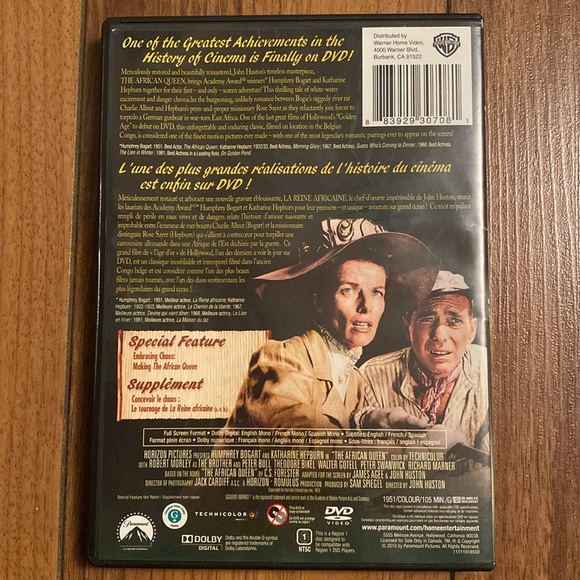 The African Queen on DVD - Picture 3 of 3